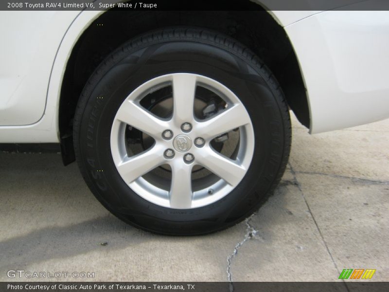 Super White / Taupe 2008 Toyota RAV4 Limited V6