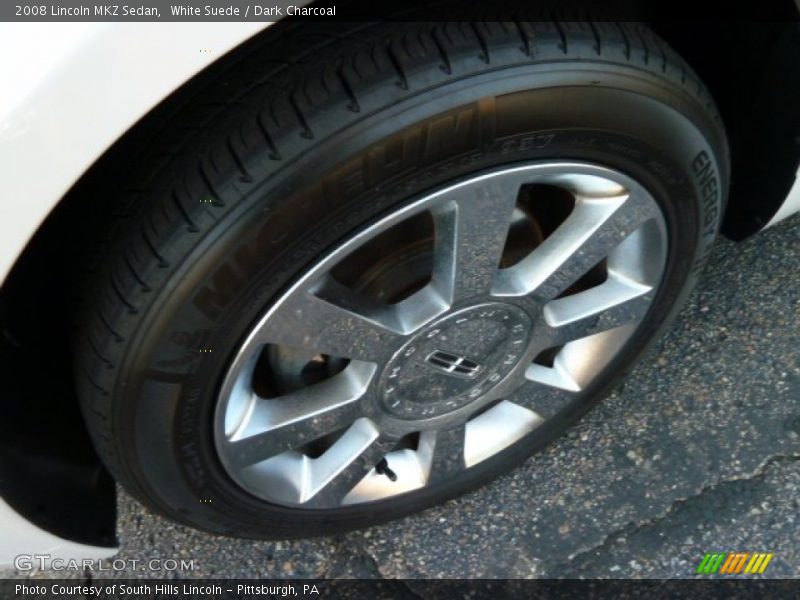 White Suede / Dark Charcoal 2008 Lincoln MKZ Sedan