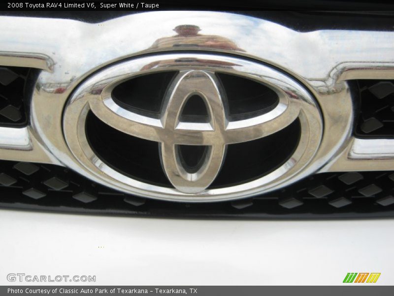 Super White / Taupe 2008 Toyota RAV4 Limited V6