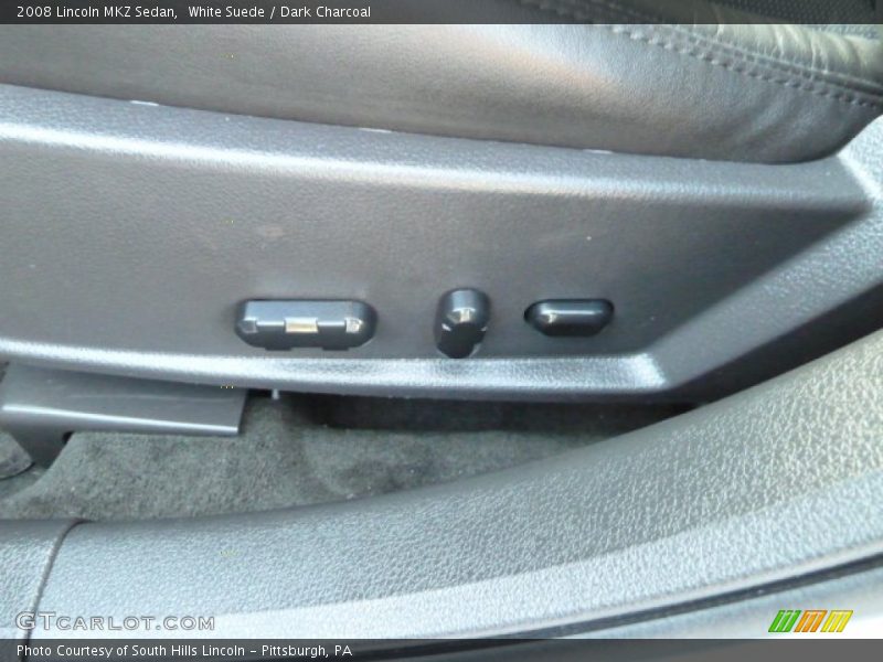 White Suede / Dark Charcoal 2008 Lincoln MKZ Sedan
