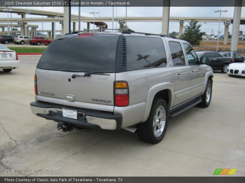 Silver Birch Metallic / Tan/Neutral 2005 Chevrolet Suburban 1500 LT