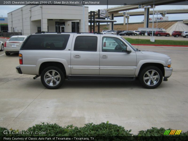 Silver Birch Metallic / Tan/Neutral 2005 Chevrolet Suburban 1500 LT
