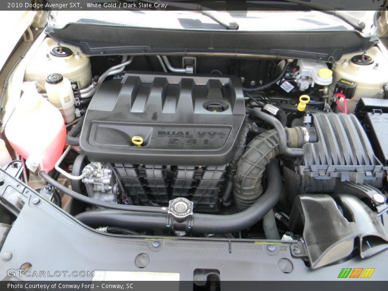 White Gold / Dark Slate Gray 2010 Dodge Avenger SXT