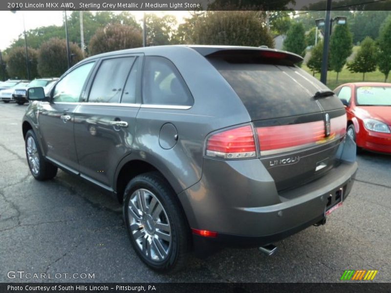 Sterling Grey Metallic / Medium Light Stone 2010 Lincoln MKX AWD