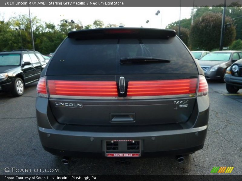 Sterling Grey Metallic / Medium Light Stone 2010 Lincoln MKX AWD
