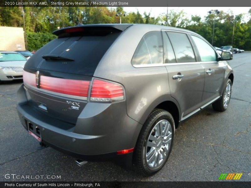 Sterling Grey Metallic / Medium Light Stone 2010 Lincoln MKX AWD