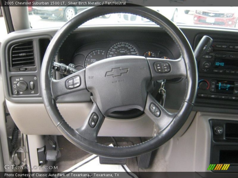 Silver Birch Metallic / Tan/Neutral 2005 Chevrolet Suburban 1500 LT