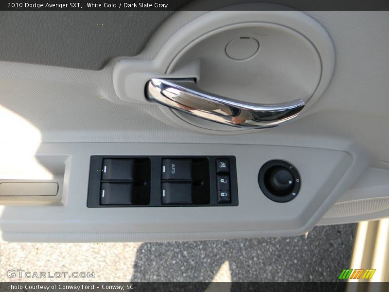 White Gold / Dark Slate Gray 2010 Dodge Avenger SXT