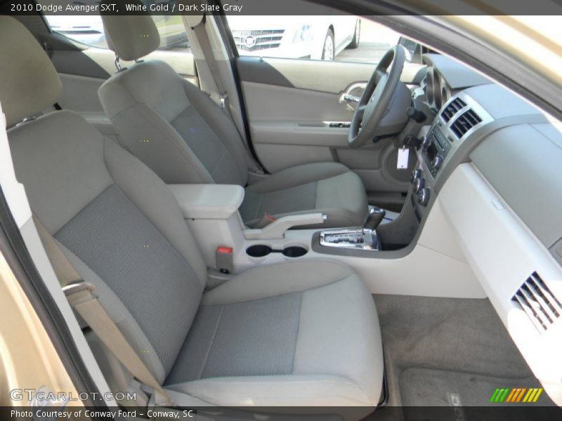 White Gold / Dark Slate Gray 2010 Dodge Avenger SXT