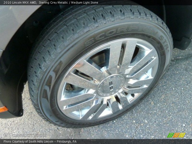 Sterling Grey Metallic / Medium Light Stone 2010 Lincoln MKX AWD