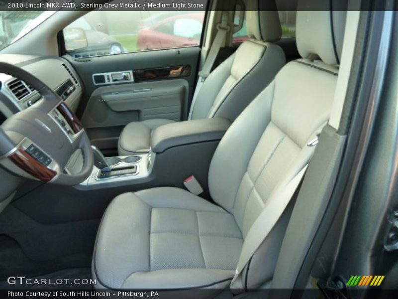 Sterling Grey Metallic / Medium Light Stone 2010 Lincoln MKX AWD