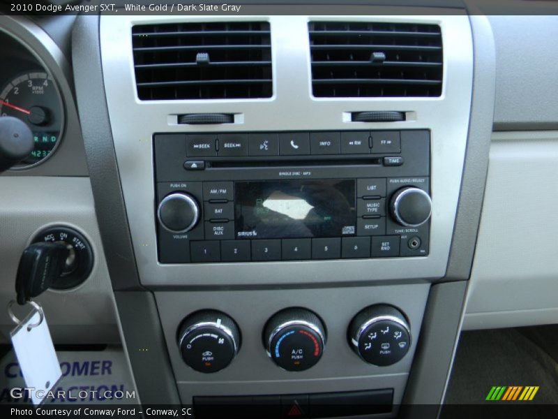 White Gold / Dark Slate Gray 2010 Dodge Avenger SXT