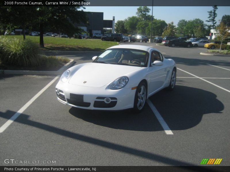 Carrara White / Sand Beige 2008 Porsche Cayman