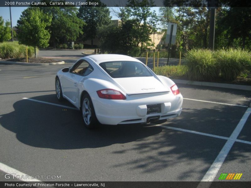 Carrara White / Sand Beige 2008 Porsche Cayman