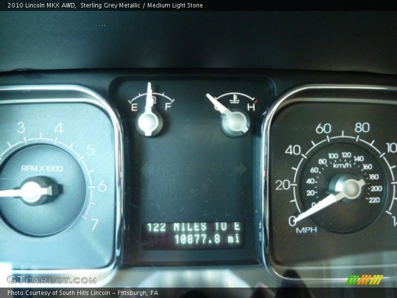 Sterling Grey Metallic / Medium Light Stone 2010 Lincoln MKX AWD