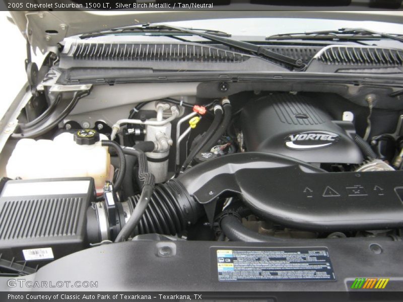 Silver Birch Metallic / Tan/Neutral 2005 Chevrolet Suburban 1500 LT
