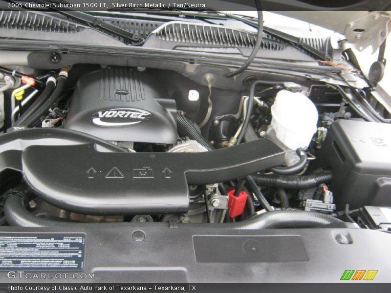 Silver Birch Metallic / Tan/Neutral 2005 Chevrolet Suburban 1500 LT