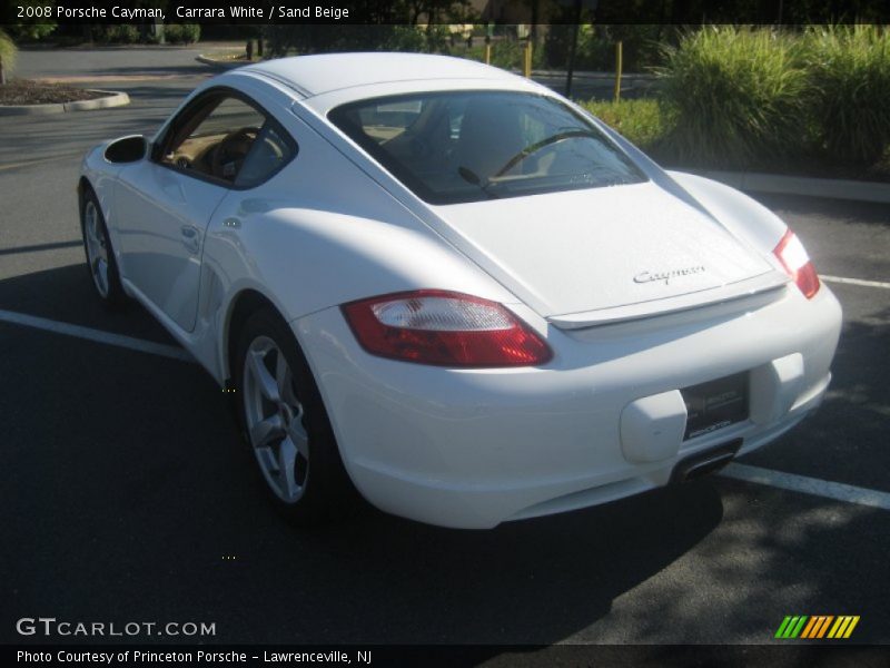 Carrara White / Sand Beige 2008 Porsche Cayman