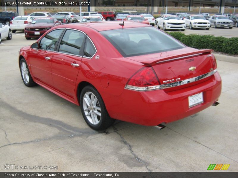 Victory Red / Ebony 2009 Chevrolet Impala LTZ