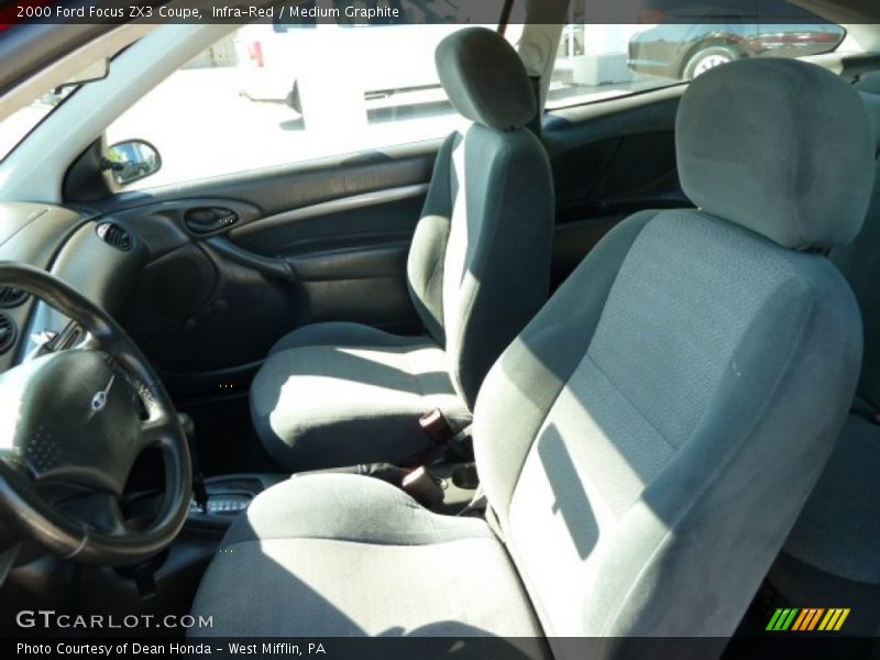 Infra-Red / Medium Graphite 2000 Ford Focus ZX3 Coupe