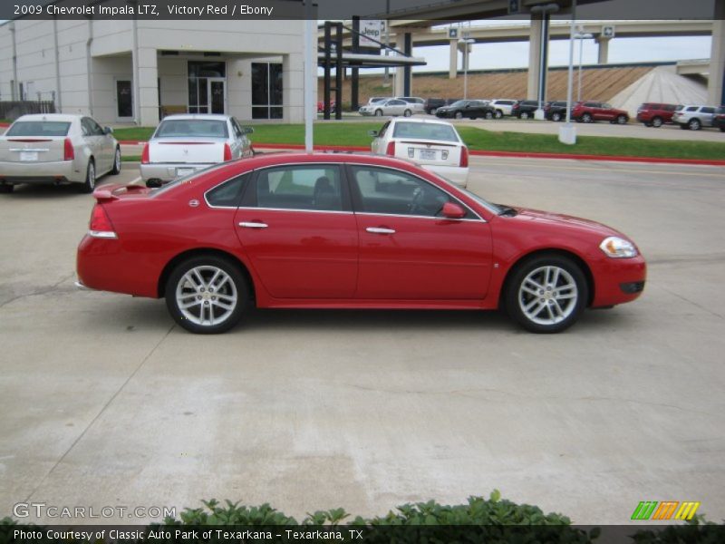 Victory Red / Ebony 2009 Chevrolet Impala LTZ