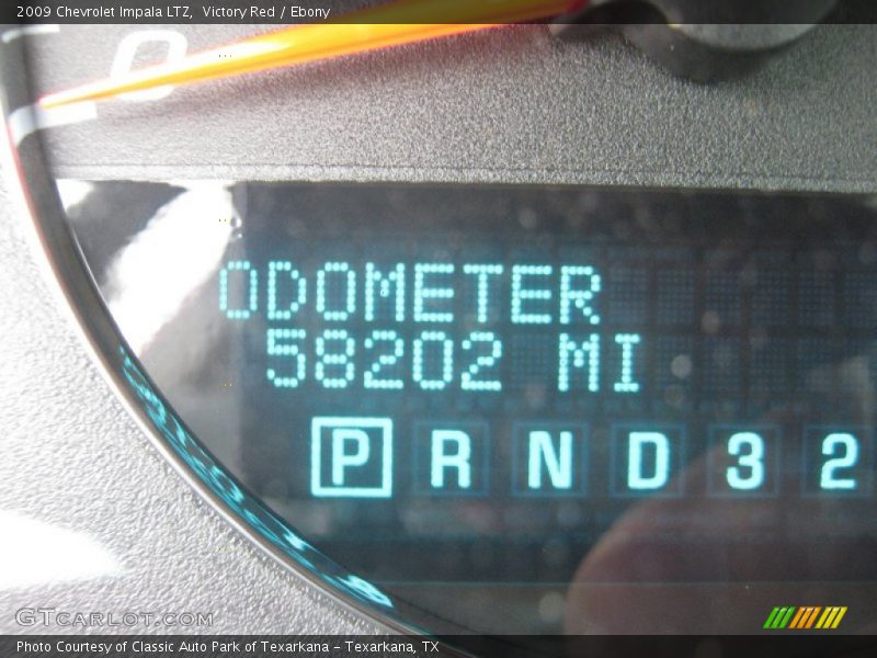 Victory Red / Ebony 2009 Chevrolet Impala LTZ