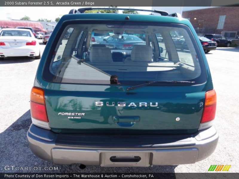 Arcadia Green / Beige 2000 Subaru Forester 2.5 S