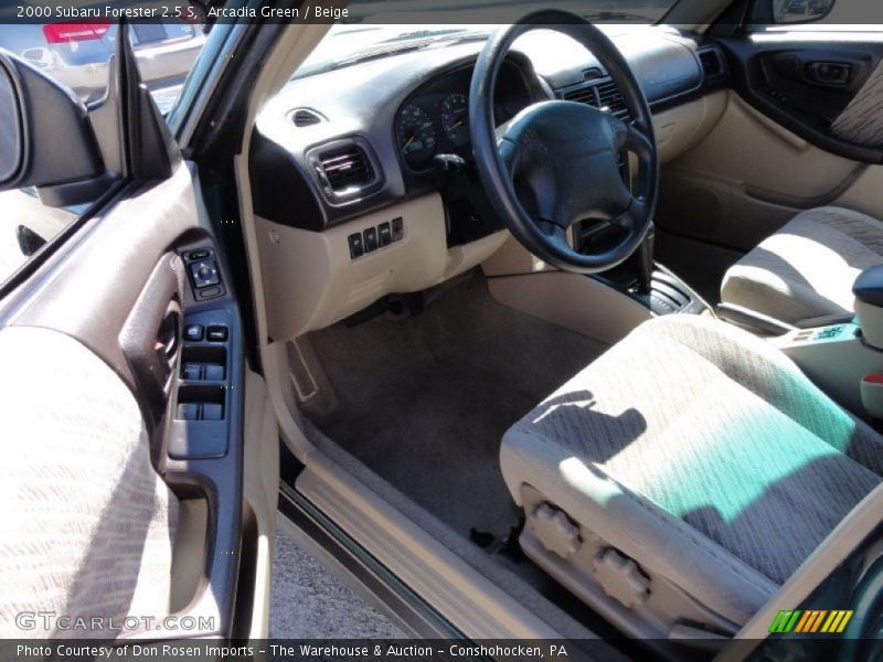  2000 Forester 2.5 S Beige Interior