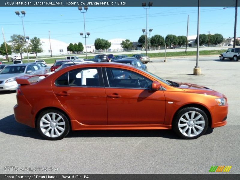  2009 Lancer RALLIART Rotor Glow Orange Metallic
