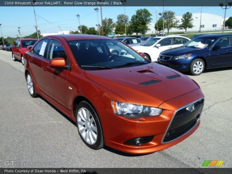 Front 3/4 View of 2009 Lancer RALLIART