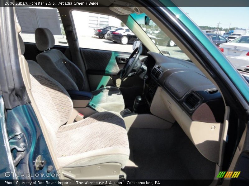 Arcadia Green / Beige 2000 Subaru Forester 2.5 S