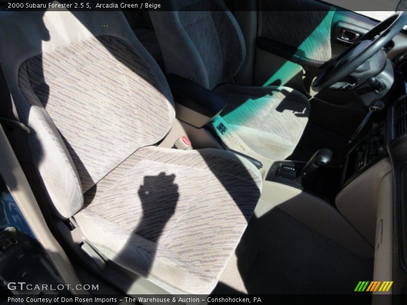 Arcadia Green / Beige 2000 Subaru Forester 2.5 S