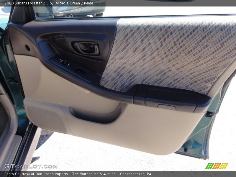 Arcadia Green / Beige 2000 Subaru Forester 2.5 S