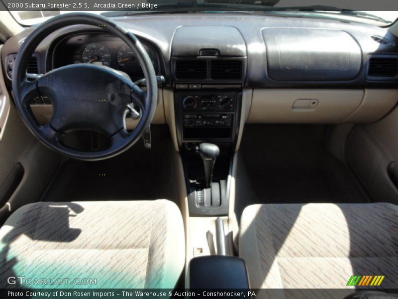 Arcadia Green / Beige 2000 Subaru Forester 2.5 S