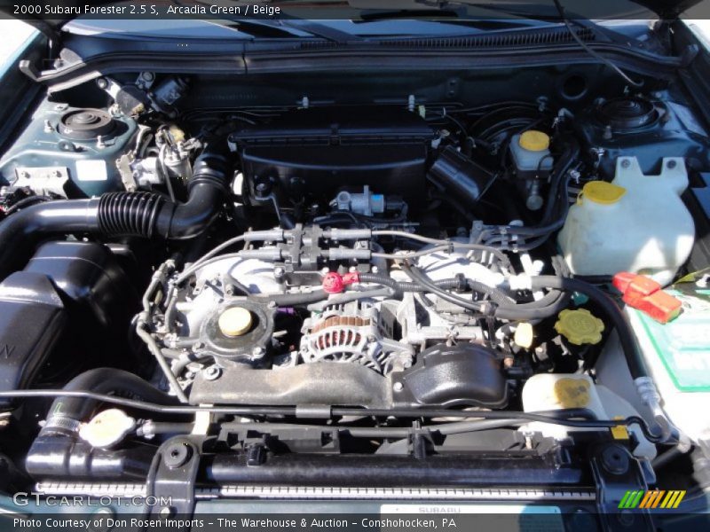  2000 Forester 2.5 S Engine - 2.5 Liter SOHC 16-Valve Flat 4 Cylinder