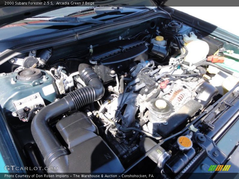 Arcadia Green / Beige 2000 Subaru Forester 2.5 S