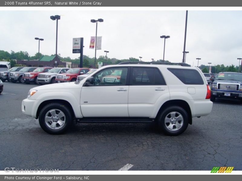 Natural White / Stone Gray 2008 Toyota 4Runner SR5