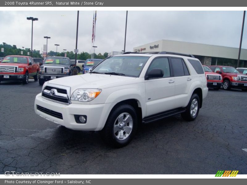 Natural White / Stone Gray 2008 Toyota 4Runner SR5