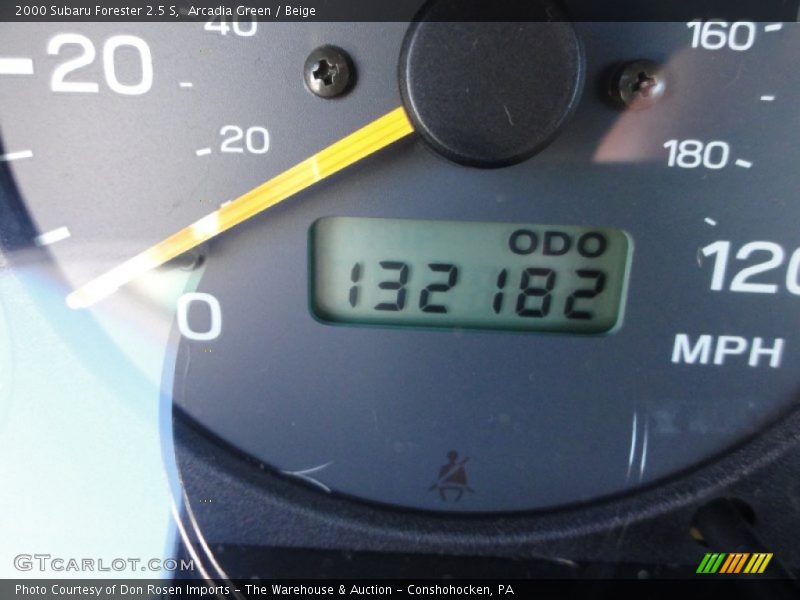 Arcadia Green / Beige 2000 Subaru Forester 2.5 S