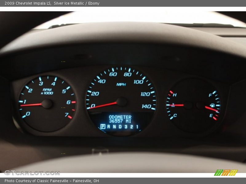 Silver Ice Metallic / Ebony 2009 Chevrolet Impala LS