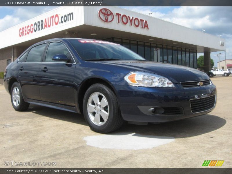 Imperial Blue Metallic / Ebony 2011 Chevrolet Impala LT