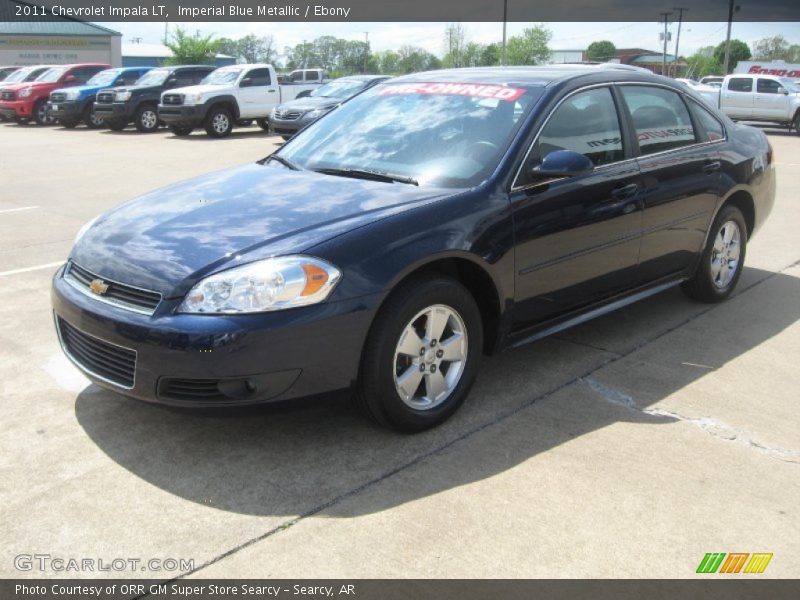 Imperial Blue Metallic / Ebony 2011 Chevrolet Impala LT