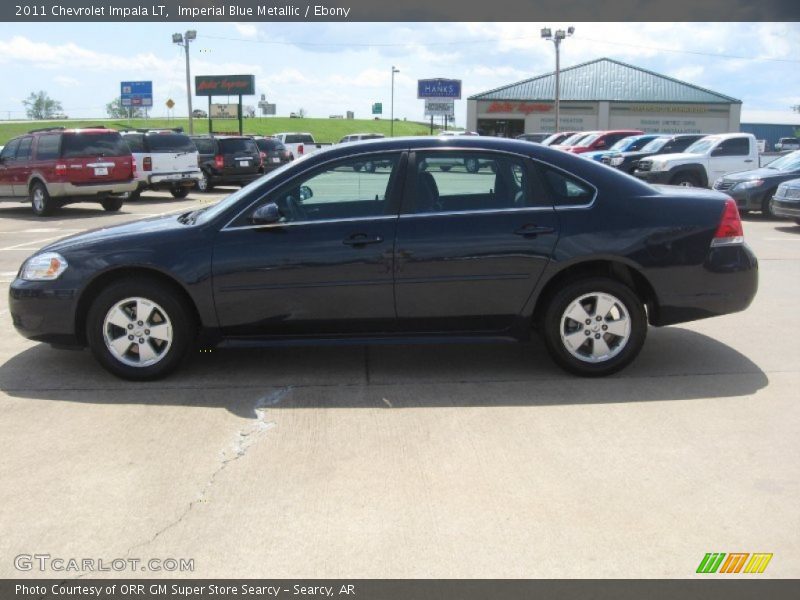 Imperial Blue Metallic / Ebony 2011 Chevrolet Impala LT
