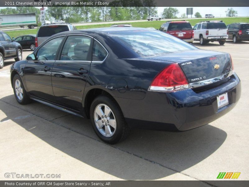 Imperial Blue Metallic / Ebony 2011 Chevrolet Impala LT