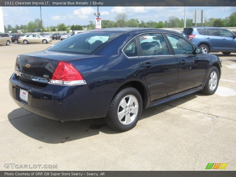Imperial Blue Metallic / Ebony 2011 Chevrolet Impala LT