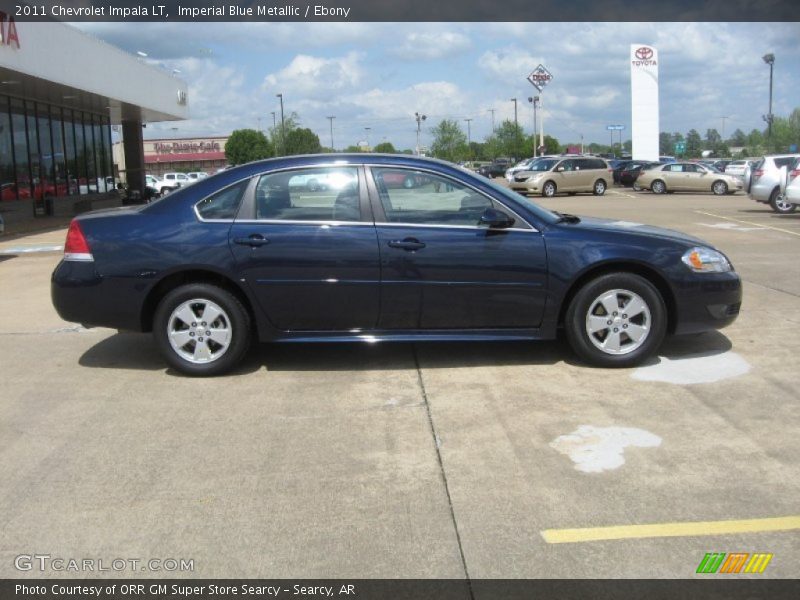 Imperial Blue Metallic / Ebony 2011 Chevrolet Impala LT