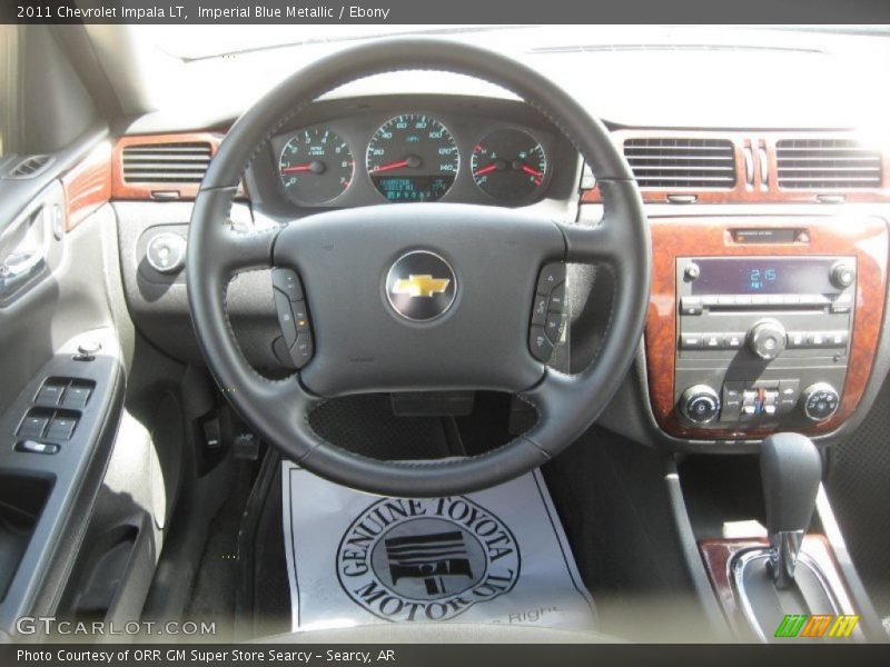 Imperial Blue Metallic / Ebony 2011 Chevrolet Impala LT