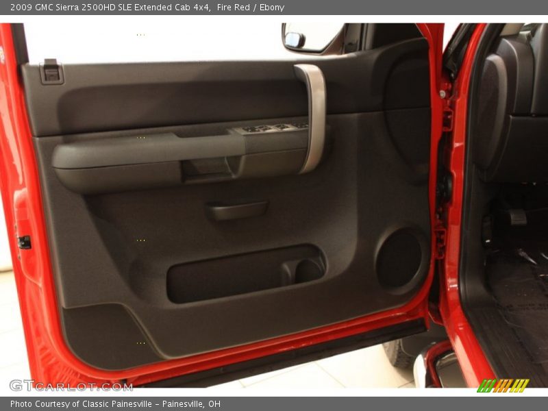 Fire Red / Ebony 2009 GMC Sierra 2500HD SLE Extended Cab 4x4