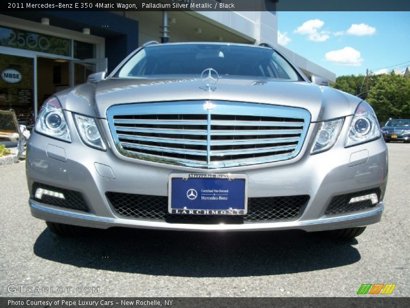 Palladium Silver Metallic / Black 2011 Mercedes-Benz E 350 4Matic Wagon