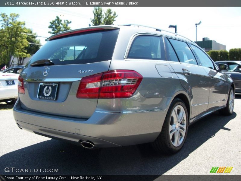 Palladium Silver Metallic / Black 2011 Mercedes-Benz E 350 4Matic Wagon